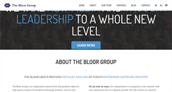 Desktop Screenshot of bloorgroup.com
